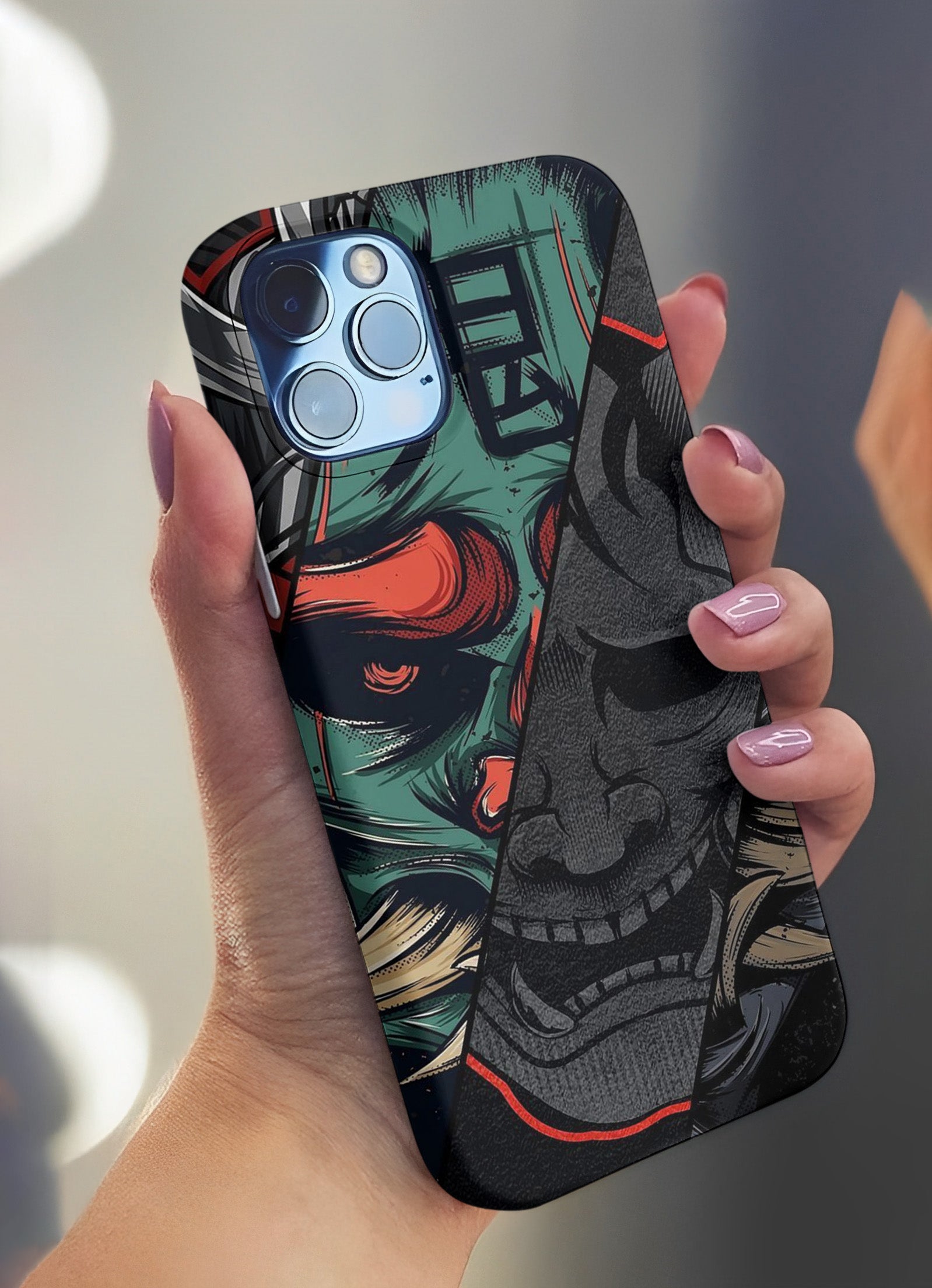 Samurai Mask Telefon Kılıfı C276